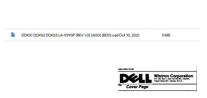 Mais informações sobre "Dell G5 15 5587 DDK51 DDK52 DDK53 LA-E993P (REV 1.0) (A00)"