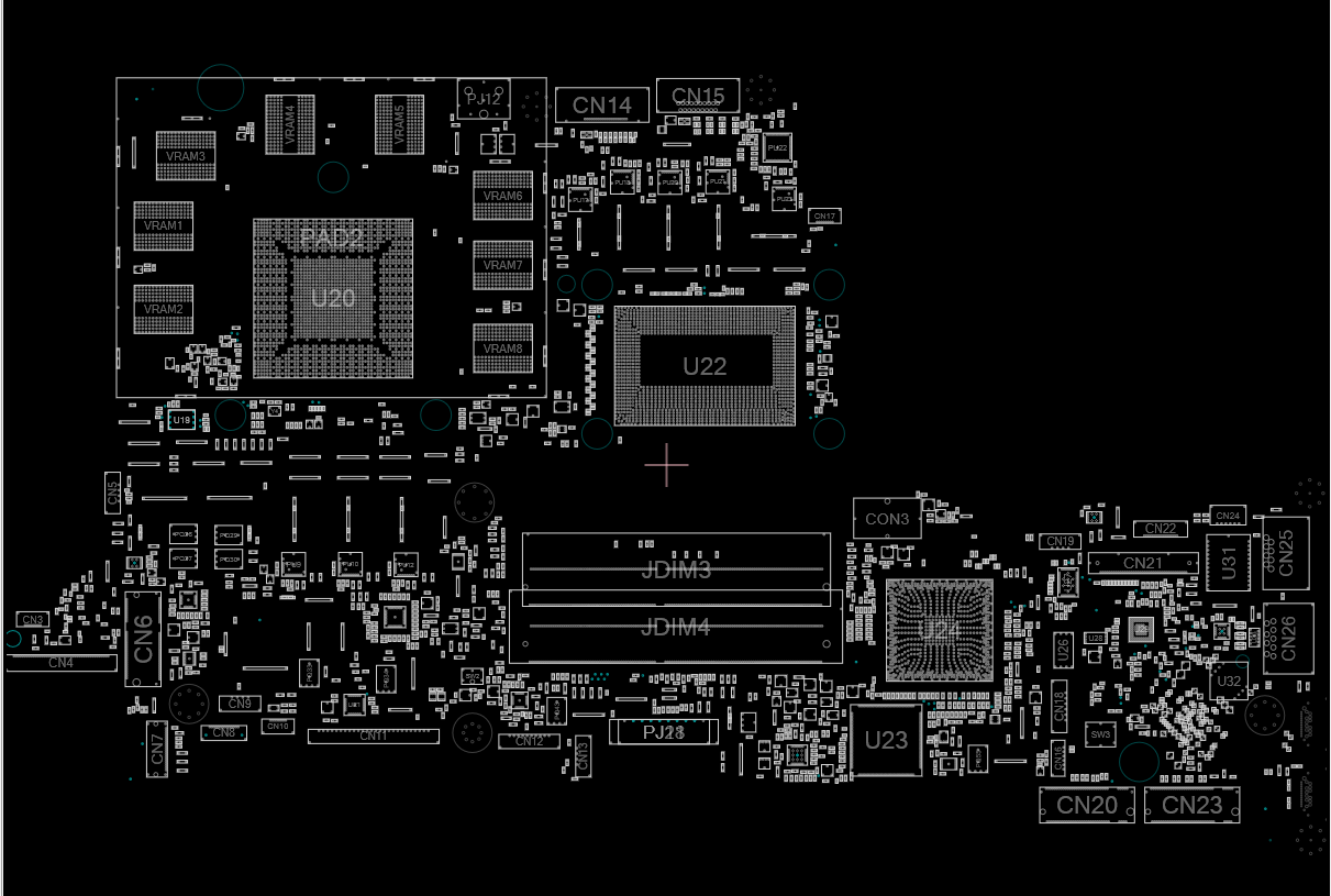 Acer Predator Helios 500 PH517-51 - Quanta ZGQ DA0ZGQMBCF0 - BoardView