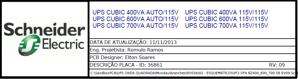 Mais informações sobre "APC UPS CUBIC 600 AUTO 115V RV 9"