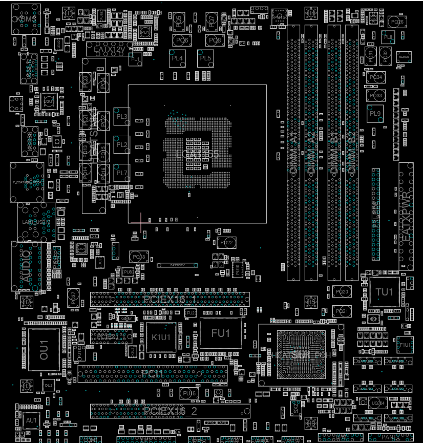 Mais informações sobre "ASUS P8P67-M REV 1.03W REV 3.00 - BoardView"