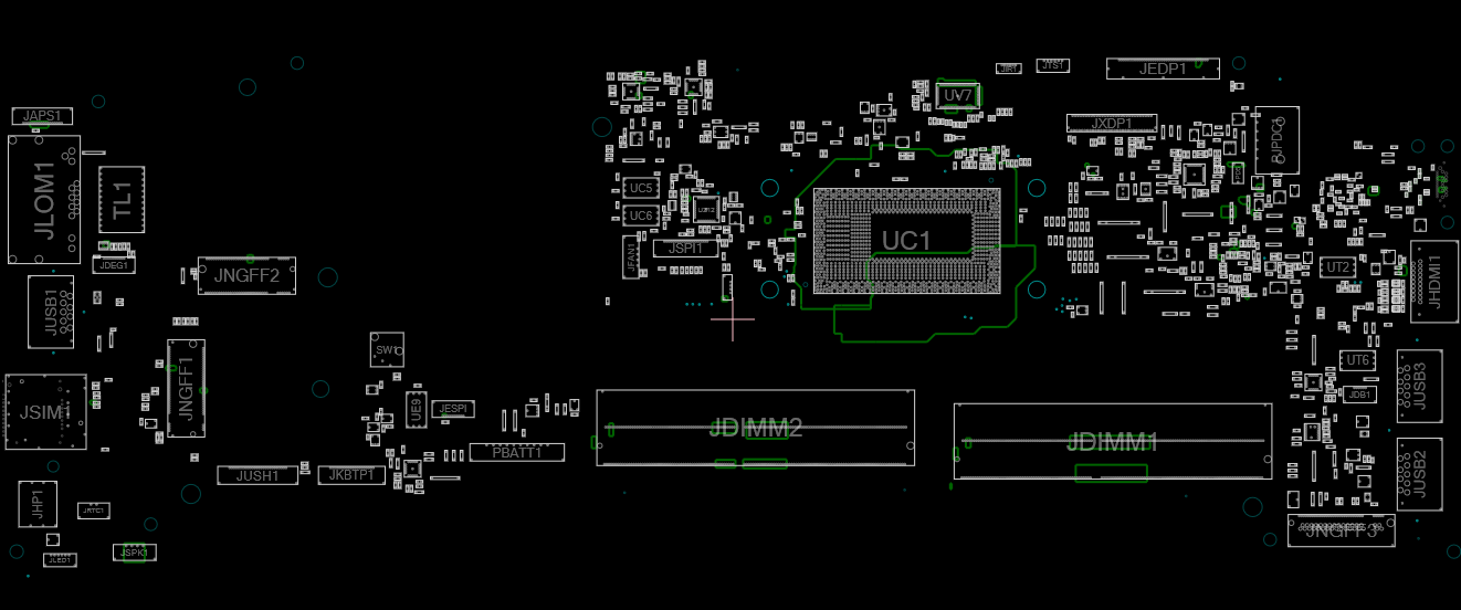 Dell Latitude 7280 7480 - LA-E131P - BoardView