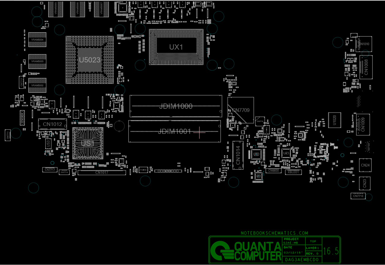 Mais informações sobre "HP Omen 15-CE Omen 3 PRO 15 - Quanta G3AE DAG3AEMBCD0 - BoardView"