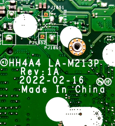 Acer Aspire AV15-52 - HH4A4 LA-M213P - Clean ME