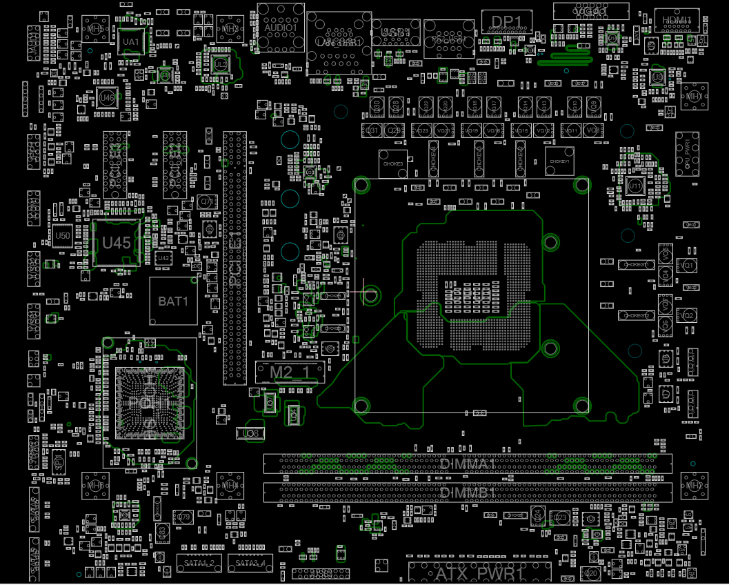 MSI B560M-A PRO MSI MS-7D20 - BoardView