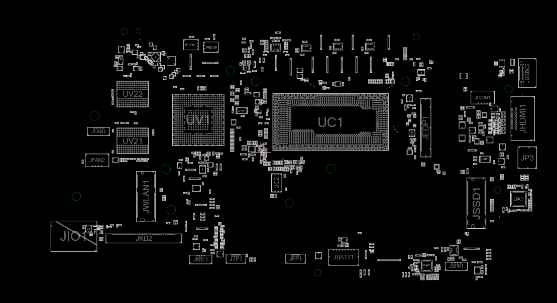 Lenovo Ideapad 5-14IIL05 - FLMS0 LA-J551P - BoardView