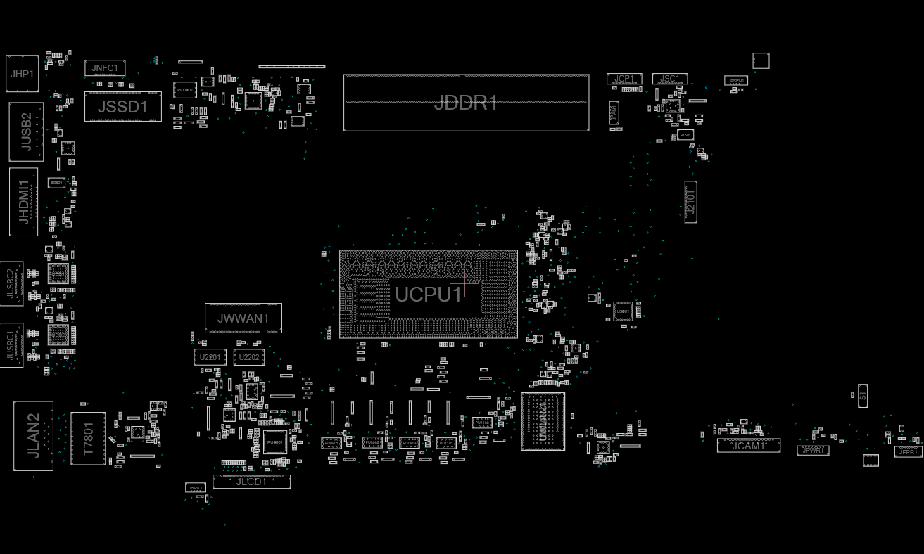 Lenovo T14 Gen4 - KT4D0 KT4DA KT6D0 KT6DA NM-E972 - BoardView