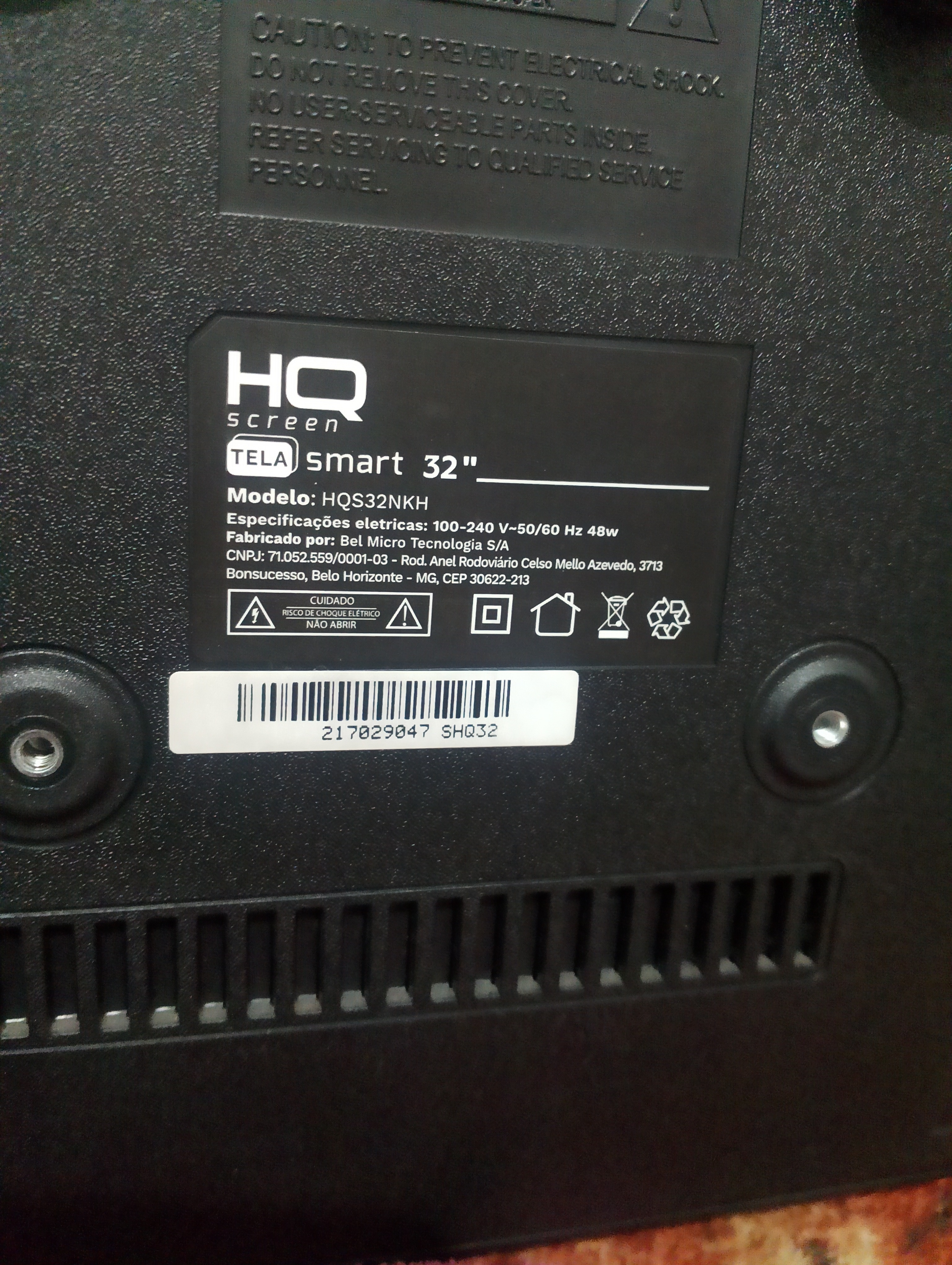 Mais informações sobre "Firmwere HQS32NKH"