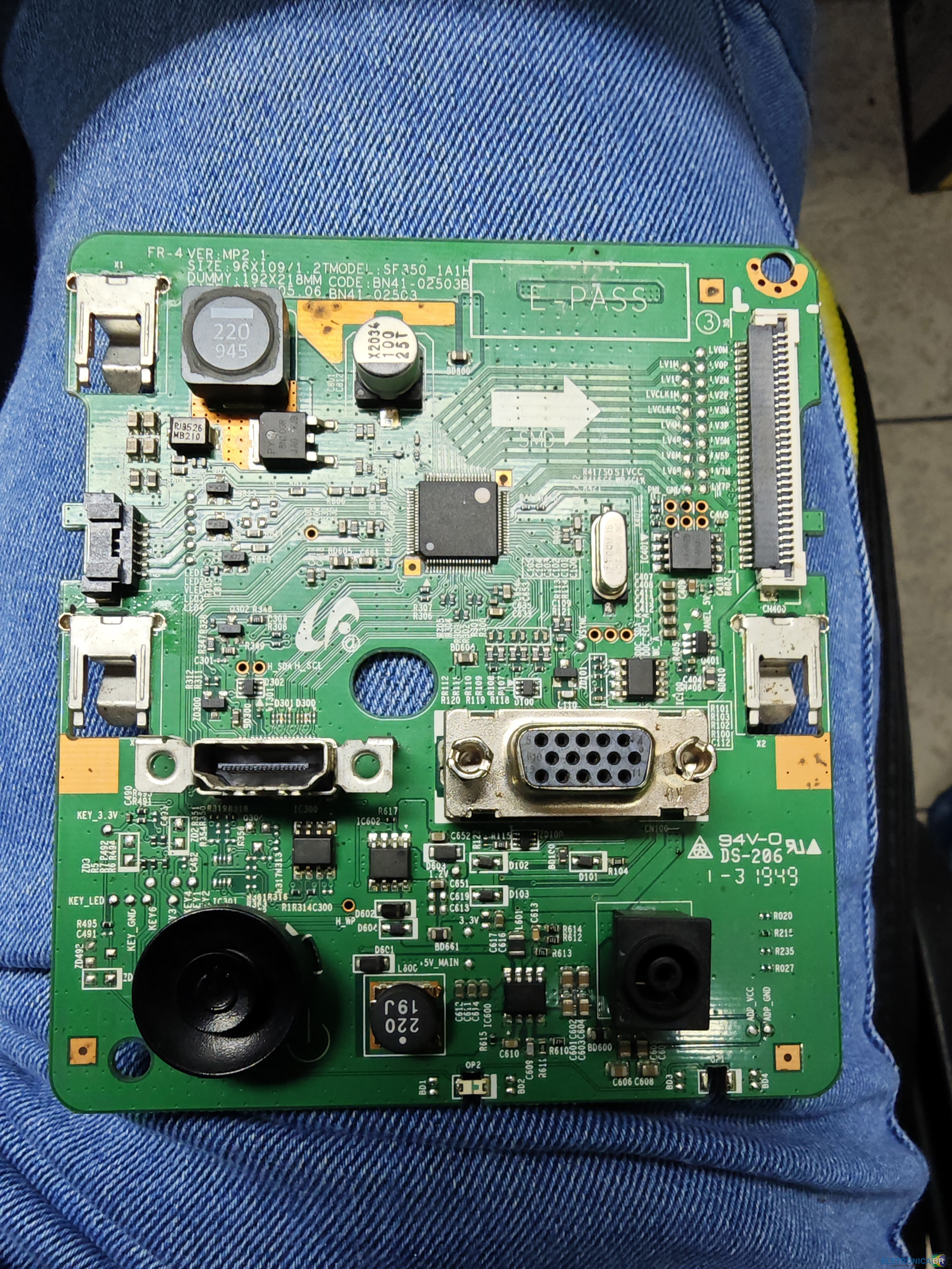 Monitor Samsung Modelo S22F350FHL preciso da Eprom.