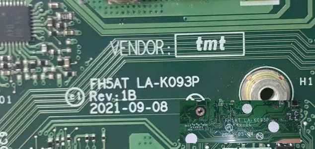 Acer A315-58 BIOS – FH5AT LA-K093P Rev 1B