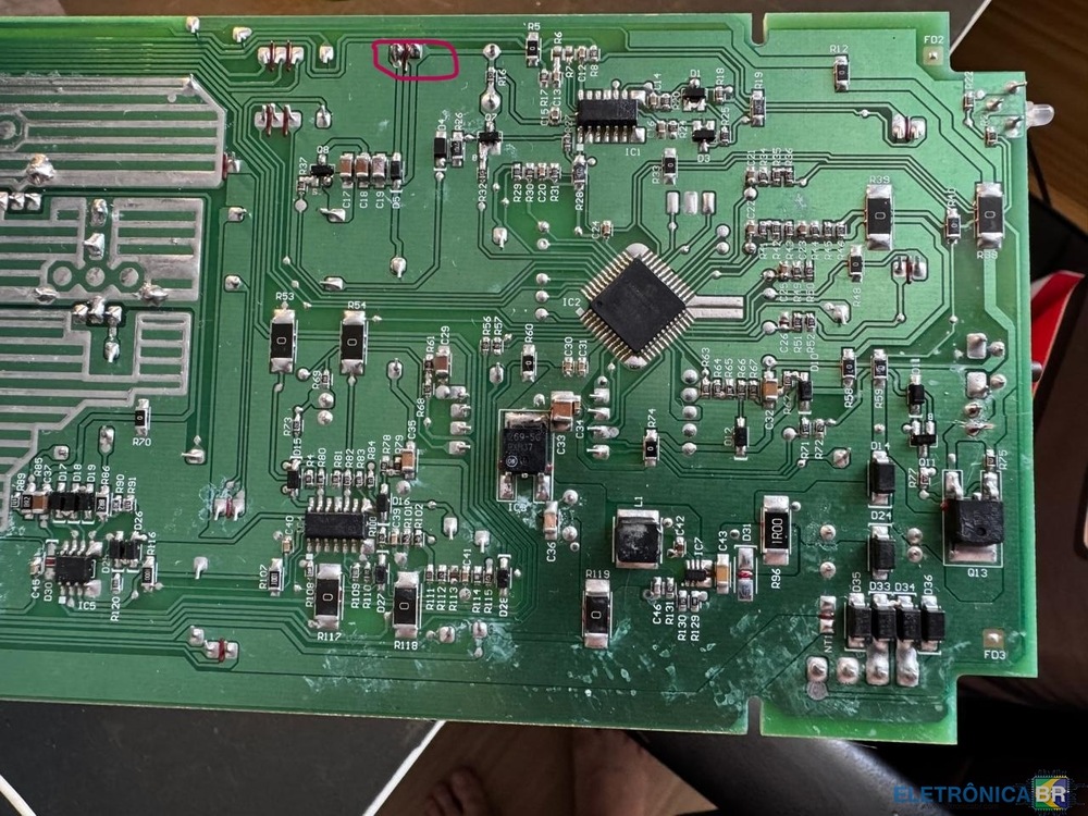 Nobreak SMS Station II uST1200Bi, placa PCIV025442 - ventoinha não aciona no modo bateria