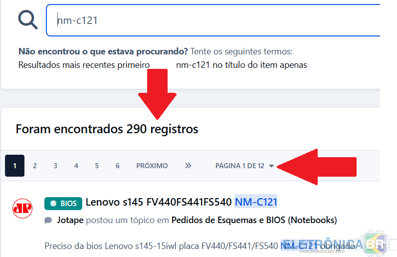 Fórum EletrônicaBR em Manutenção