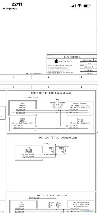 Macbook Pro A1989 - Placa 820-00850A - Não carrega bateria