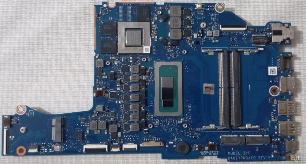 Acer Nitro ANV15-51-54D / DA0ZYPMBAF0 Rev F / Não está ligando