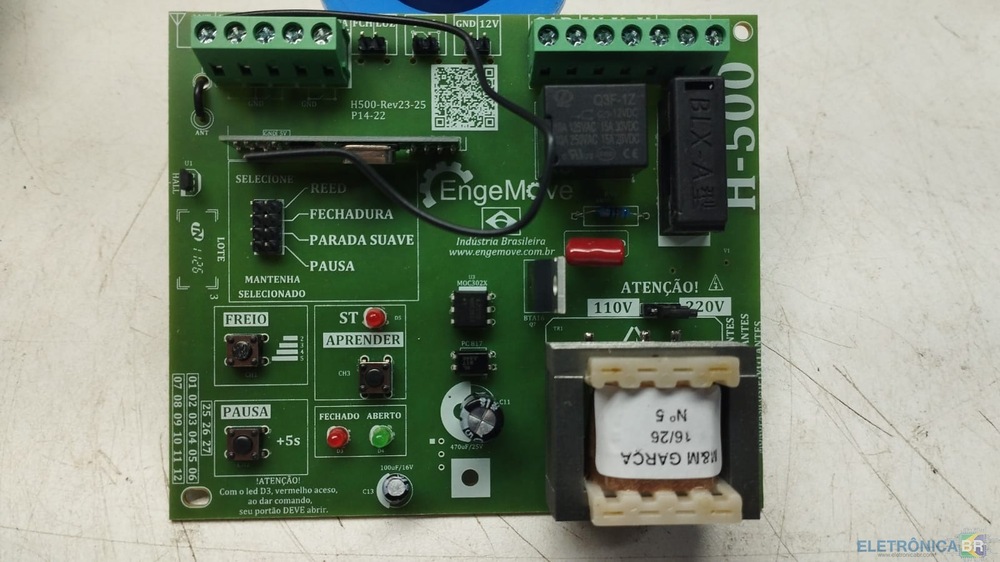 Placa Engemove H-500 - Queimando fusível - Dica de reparo