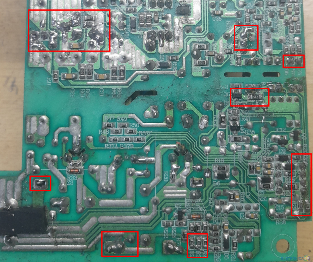 HuntKey HK300-43P - Não liga (proteção ativa no WT751002)